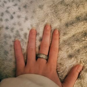 Sterling Silver Studded Ring